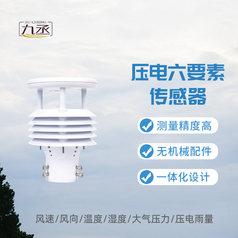 壓電六要素傳感器，監(jiān)測雨量有一套