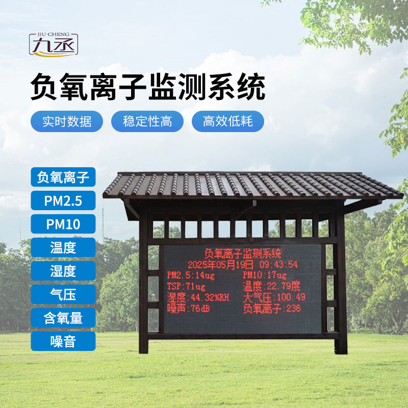 防腐木負(fù)氧離子監(jiān)測(cè)站，精準(zhǔn)捕捉空氣維生素